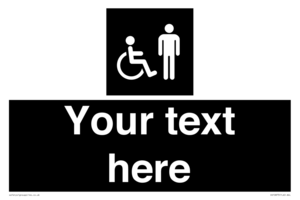 Custom information: black panel disabled and male